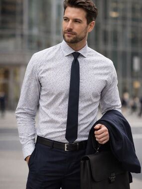 Bruun & Stengade Raphael Modern Fit Dress Shirt
